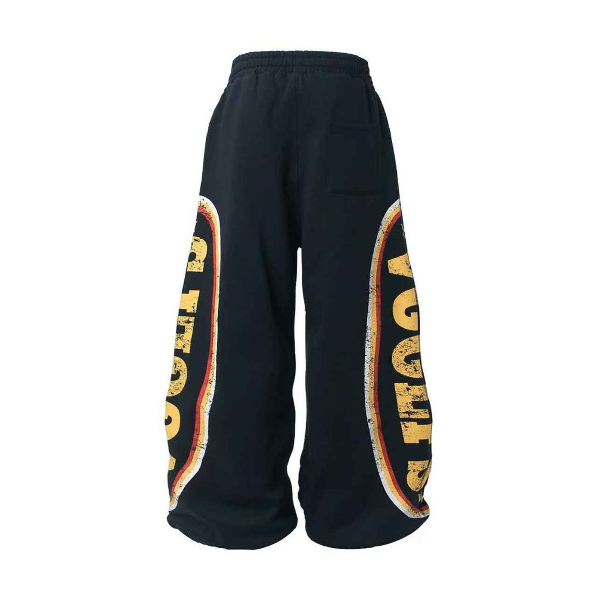 Vintage Sports Graphic Baggy Wide-Leg Sweatpants