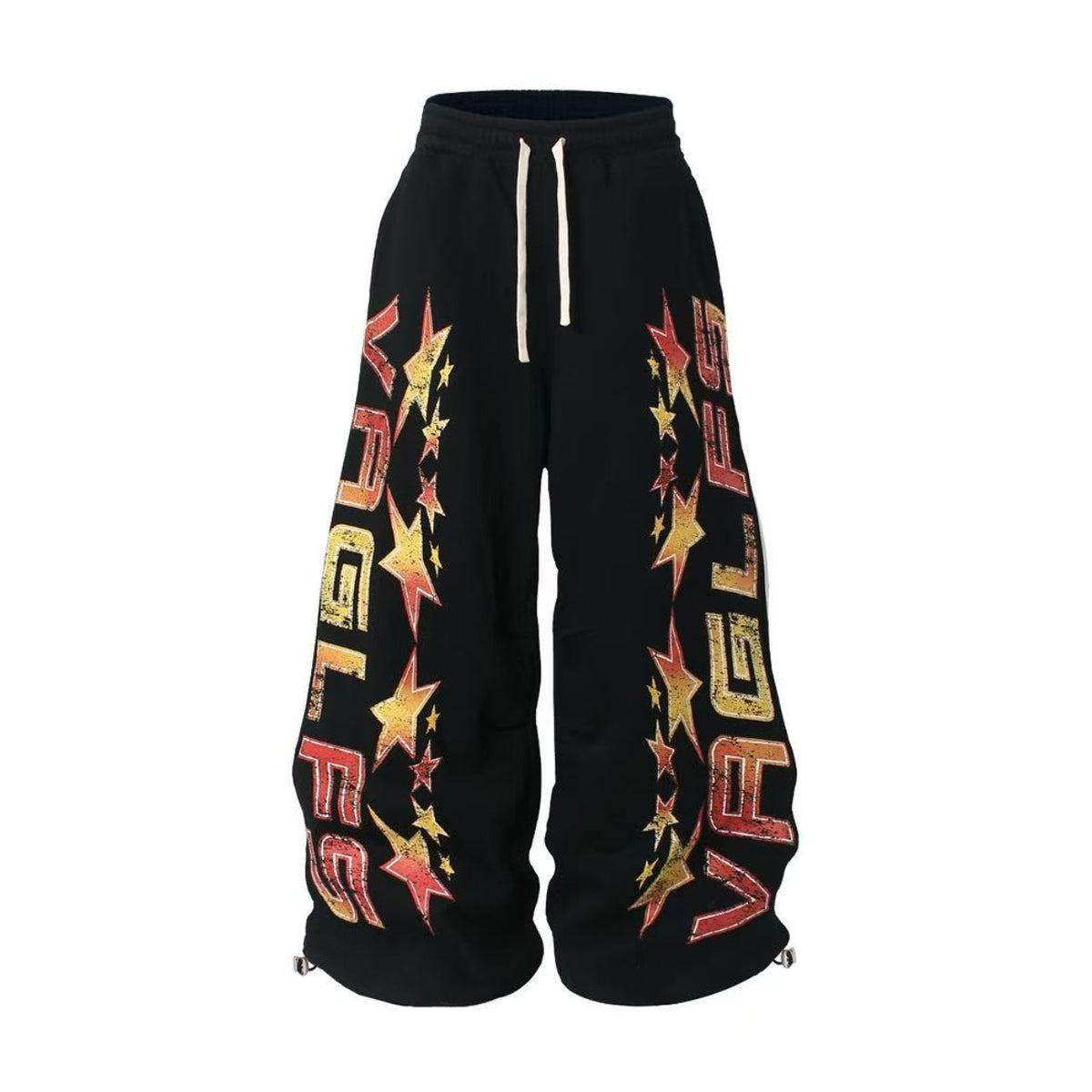 Vintage Sports Graphic Baggy Wide-Leg Sweatpants - OMYGOODS