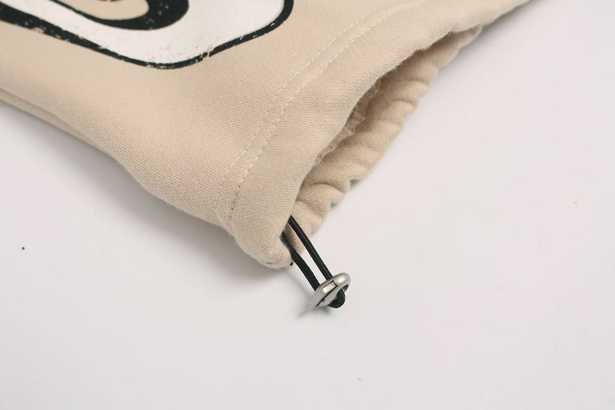 Graffiti Star Graphic Baggy Wide-Leg Sweatpants - OMYGOODS