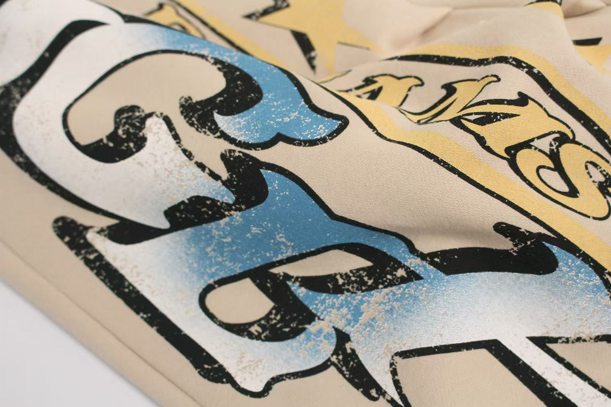 Graffiti Star Graphic Baggy Wide-Leg Sweatpants - OMYGOODS
