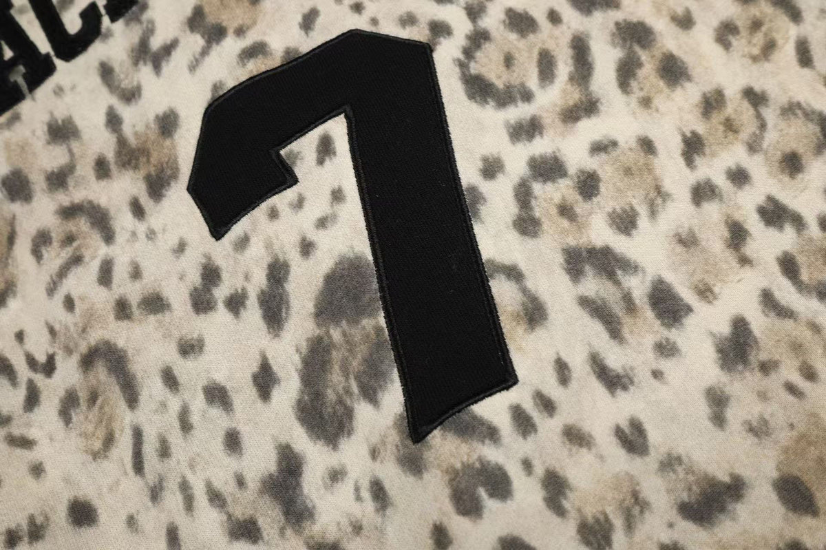 Leopard Print 3-Striped Zip-Up Hoodie - OMYGOODS