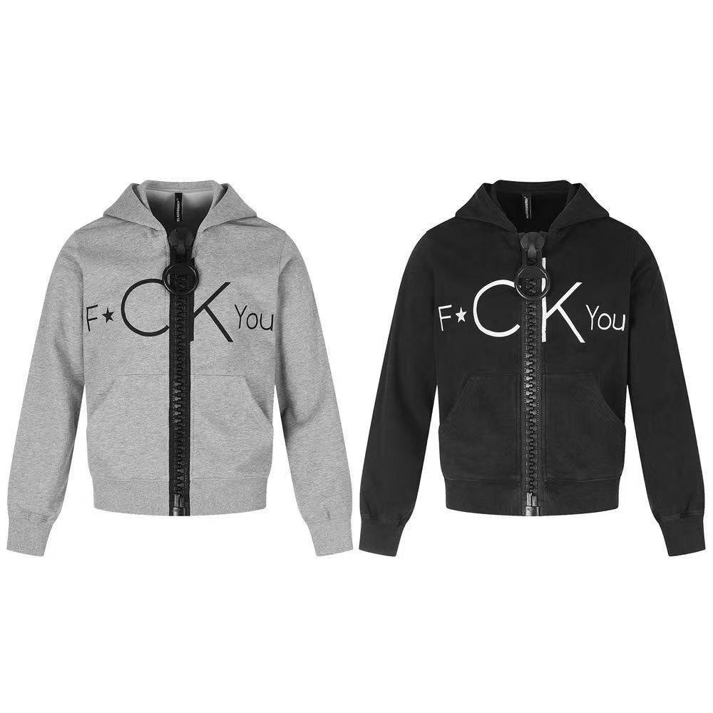 Statement Graphic Zip-Up Hoodie - OMYGOODS