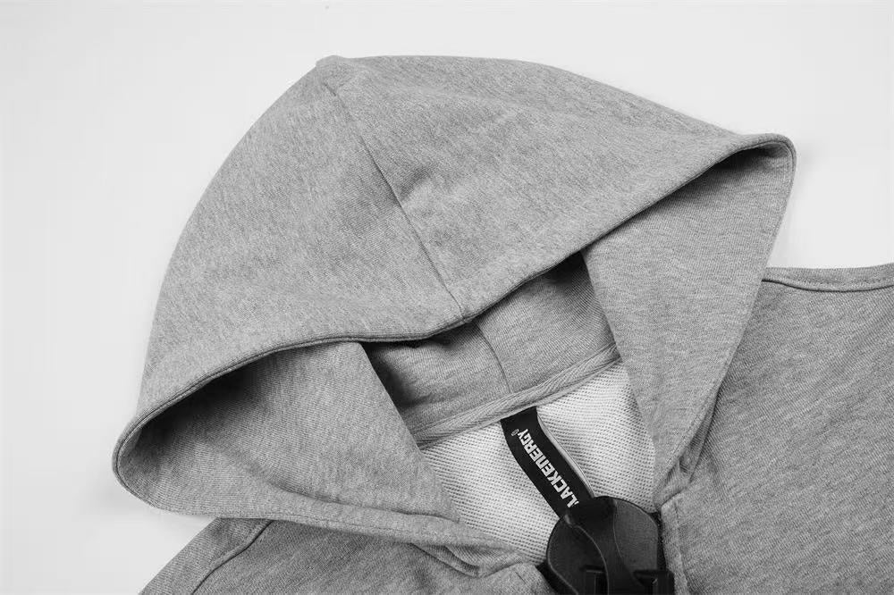 Statement Graphic Zip-Up Hoodie - OMYGOODS