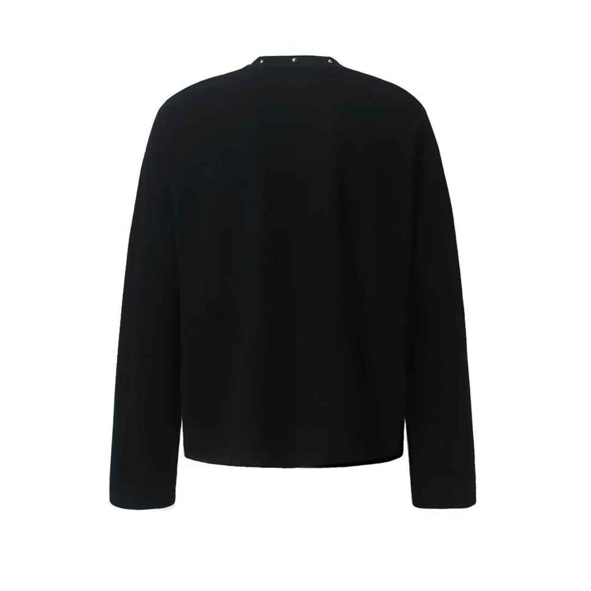 Streetwear Letter Print Waffle Knit Long Sleeve