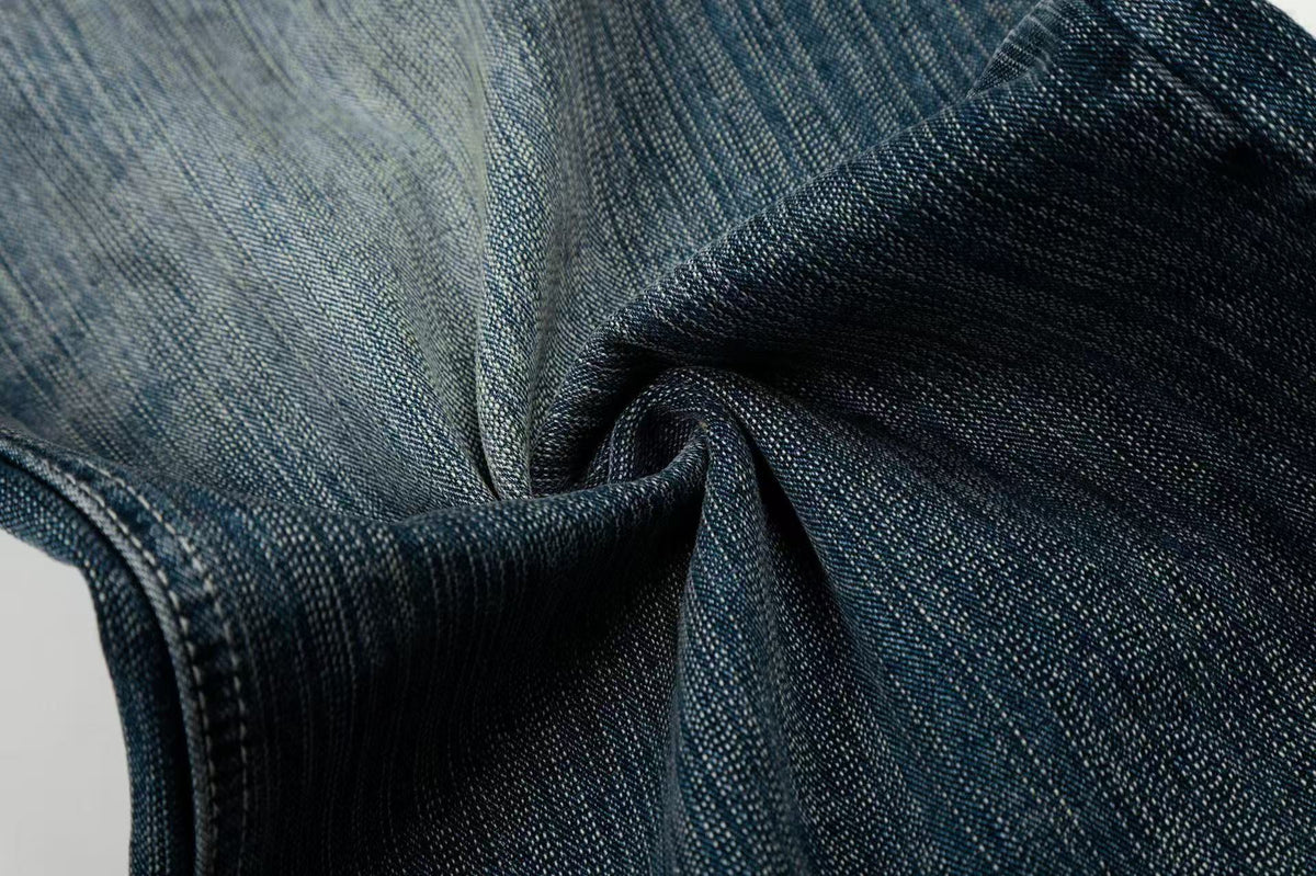 Asymmetrical Waist Baggy Jeans - OMYGOODS