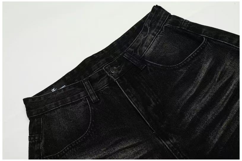 Vintage Knee Whisker Faded Baggy Jeans - OMYGOODS
