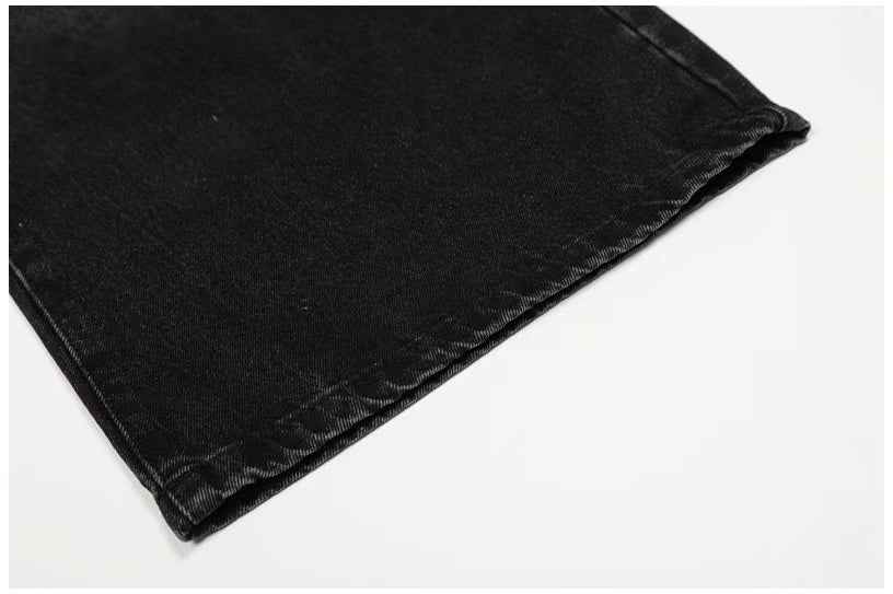 Vintage Knee Whisker Faded Baggy Jeans