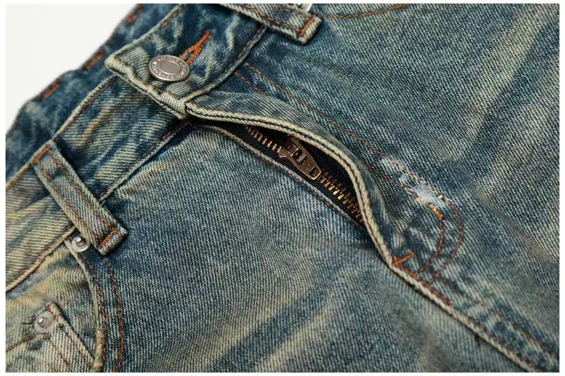 Vintage Splash-Paint Baggy Jeans - OMYGOODS
