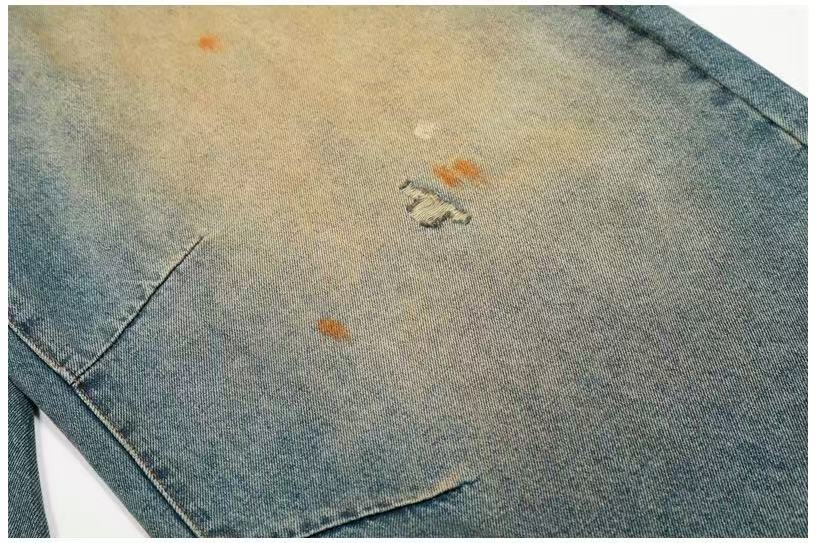 Vintage Splash-Paint Baggy Jeans - OMYGOODS