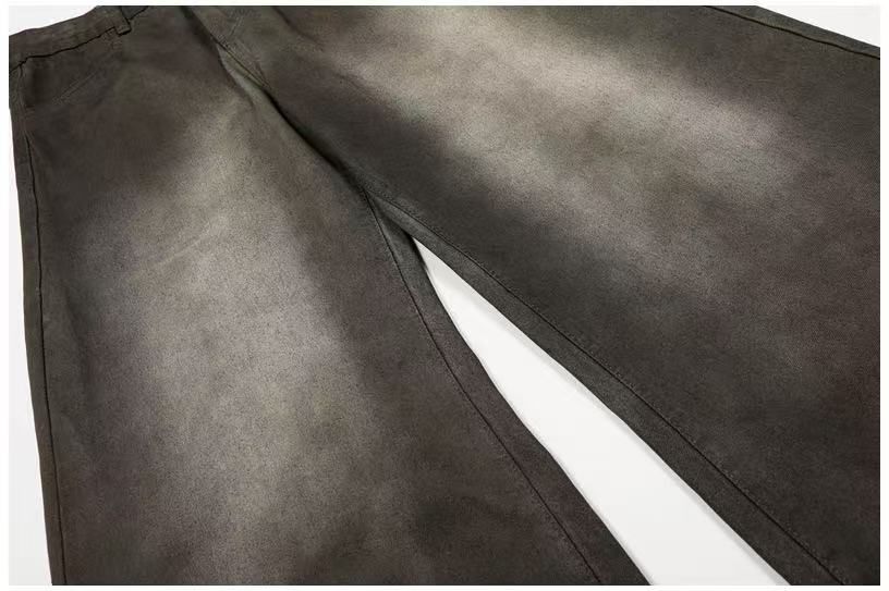 Mud-Wash Gradient Baggy Jeans - OMYGOODS