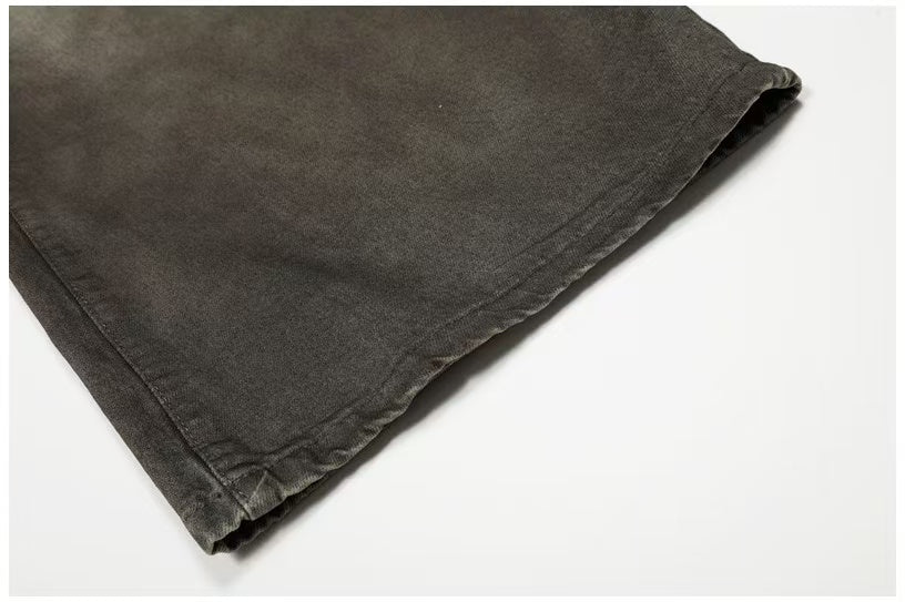 Mud-Wash Gradient Baggy Jeans - OMYGOODS