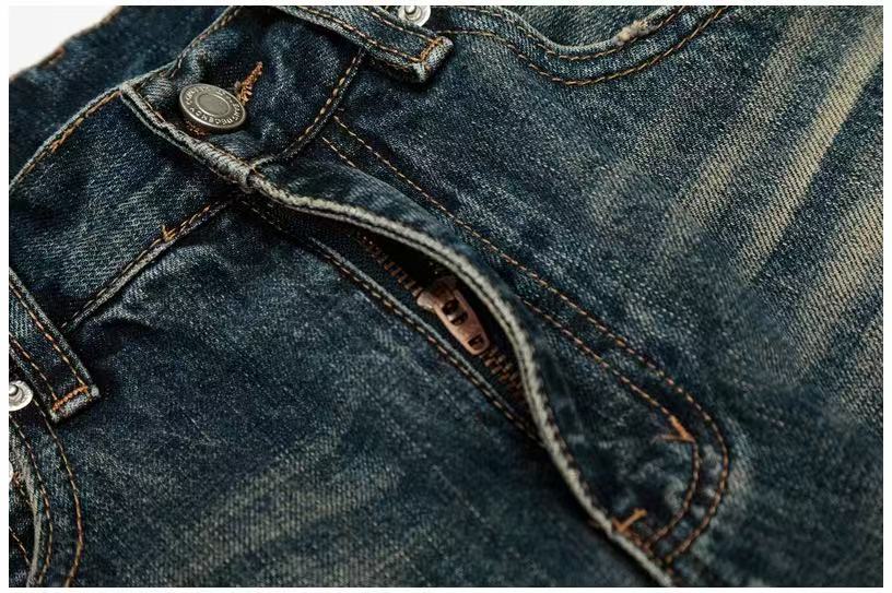 Vintage Whisker Faded Wash Wide-Leg Jeans - OMYGOODS