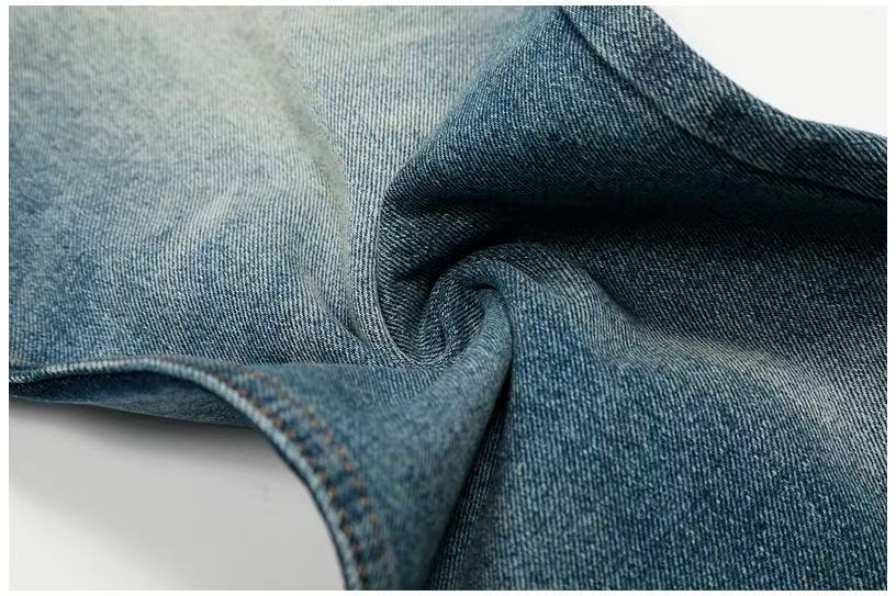 Whisker Faded Wash Wide-Leg Jeans - OMYGOODS