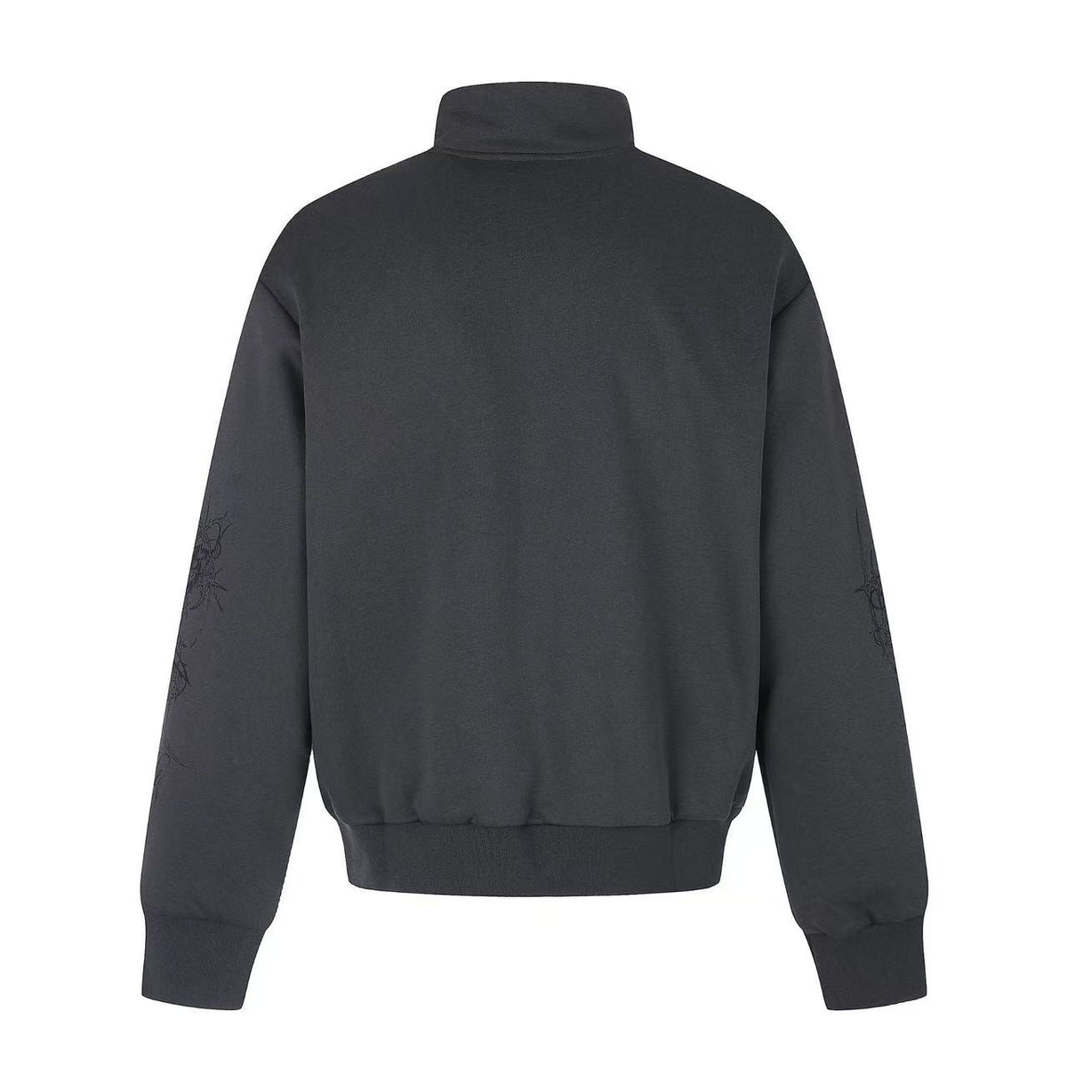Cross Leopard Print Zip-Up Track Jacket - OMYGOODS