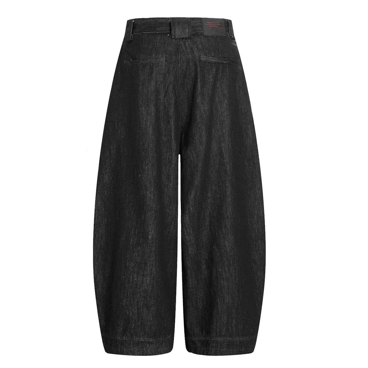 Dark Raw Denim Baggy Wide-Leg Jeans - OMYGOODS