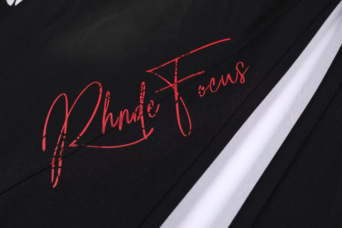 Graffiti Print Oversized Baggy Drawstring Wide-Leg Sweatpants - OMYGOODS