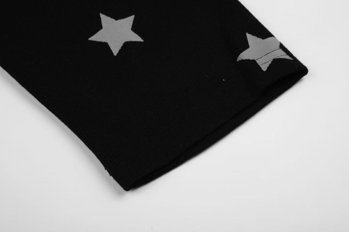 Star Print Cowboy Duel Raglan Long Sleeve - OMYGOODS