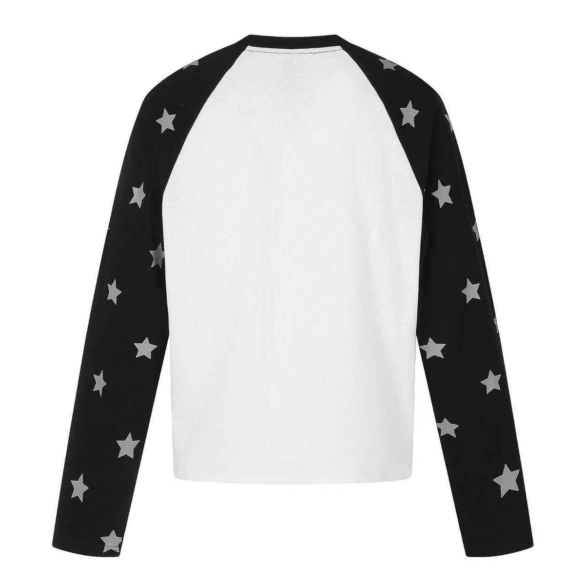 Star Print Cowboy Duel Raglan Long Sleeve