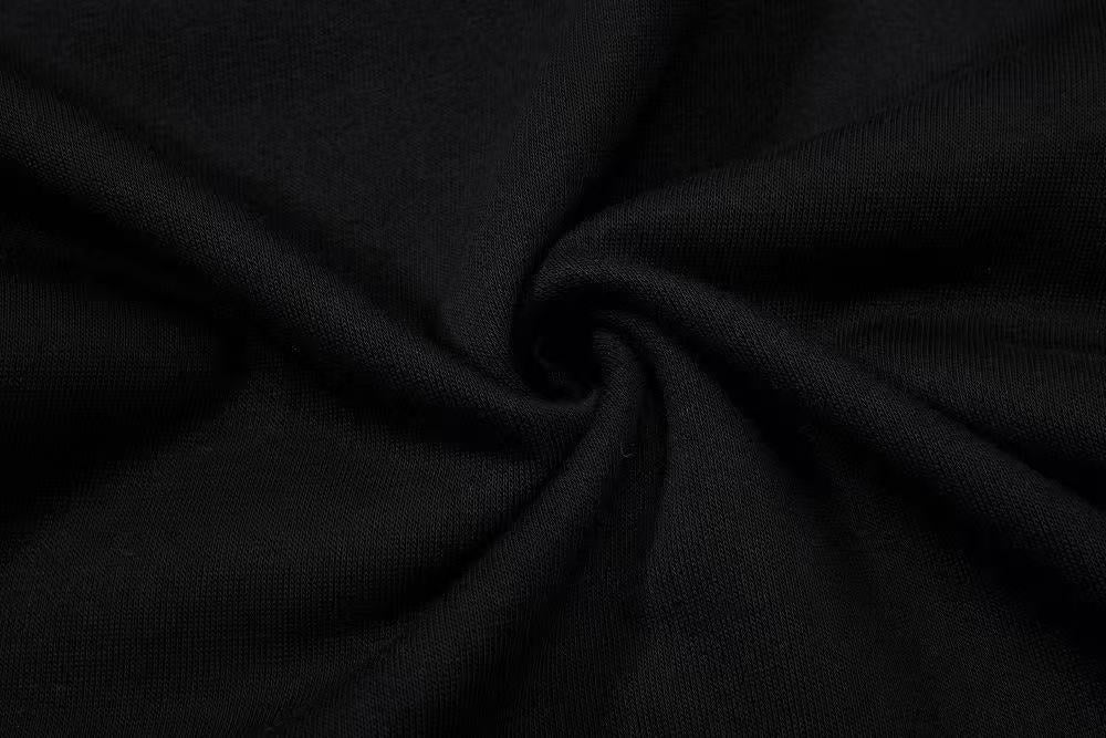 Cursive Script Side Stripe Wide-Leg Sweatpants - OMYGOODS