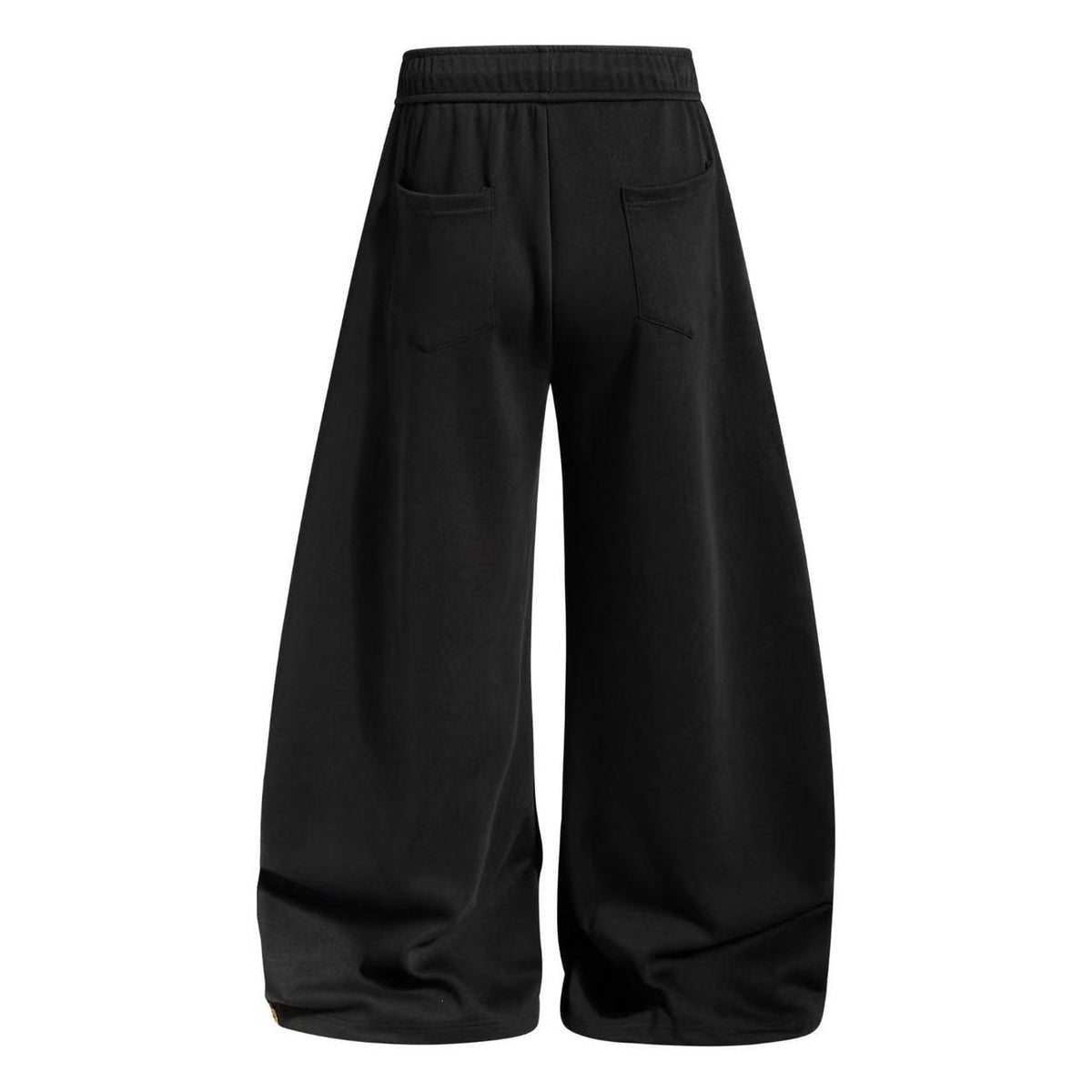 Two-Tone Leopard Stripe Side Graphic Baggy Wide-Leg Sweatpants - OMYGOODS