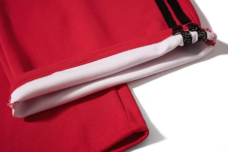 Chenille Star & Side Stripes Wide-Leg Sweatpants - OMYGOODS