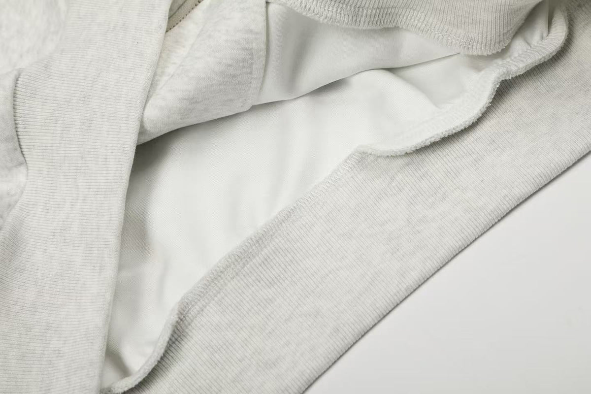 Cross & Fleur-de-lis Patch Full Zip Hoodie - OMYGOODS