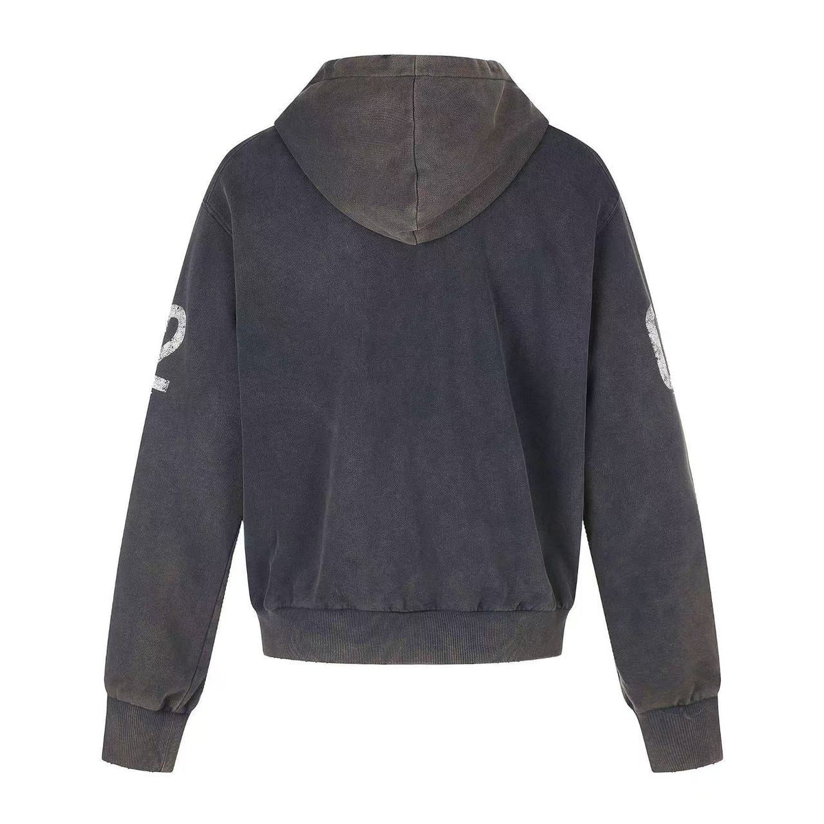 Wash Vintage 02 Graphic Zip Up Hoodie - OMYGOODS