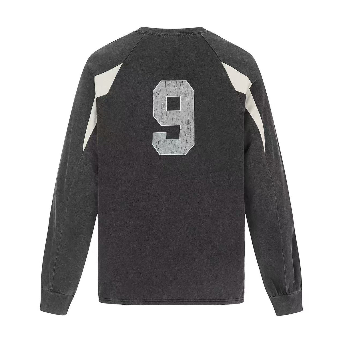 Wash Vintage 9 Graphic Raglan Long Sleeve - OMYGOODS