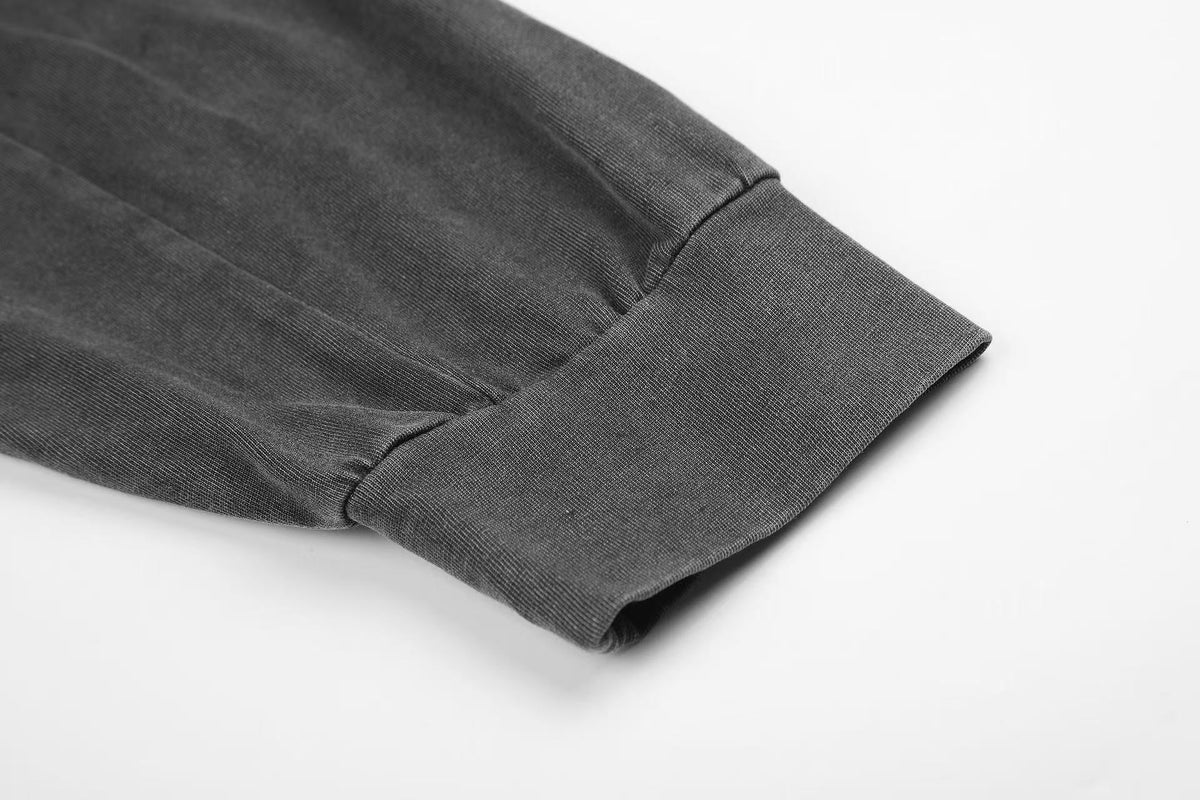 Wash Vintage 9 Graphic Raglan Long Sleeve - OMYGOODS