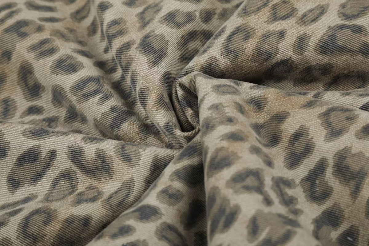 Reversible Leopard Print & Solid Faux Fur Jacket - OMYGOODS