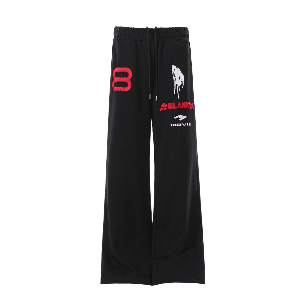 Streetwear Drawstring Waist Multi Graphic Sweatpants - OMYGOODS