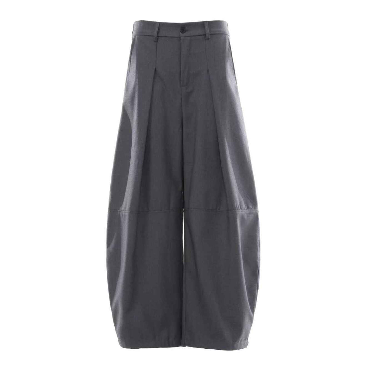 Unisex Pleated Balloon Wide-Leg Baggy Suit Pants