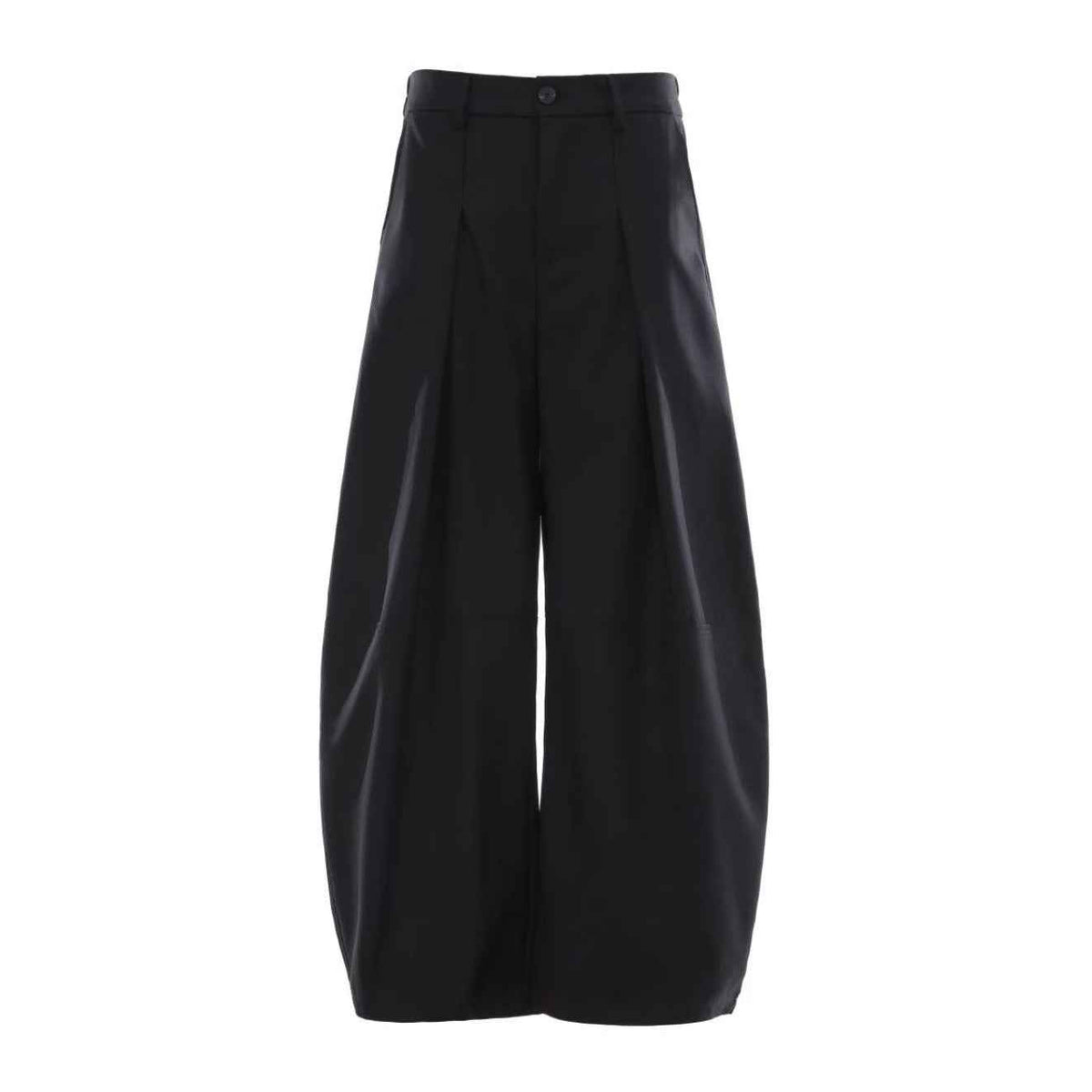 Unisex Pleated Balloon Wide-Leg Baggy Suit Pants