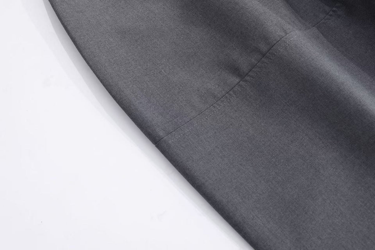 Unisex Pleated Balloon Wide-Leg Baggy Suit Pants - OMYGOODS