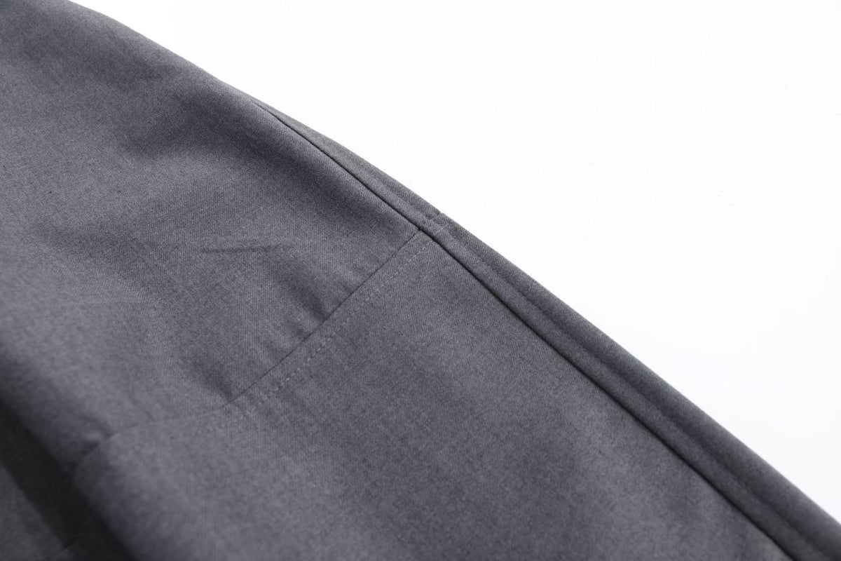 Unisex Pleated Balloon Wide-Leg Baggy Suit Pants - OMYGOODS
