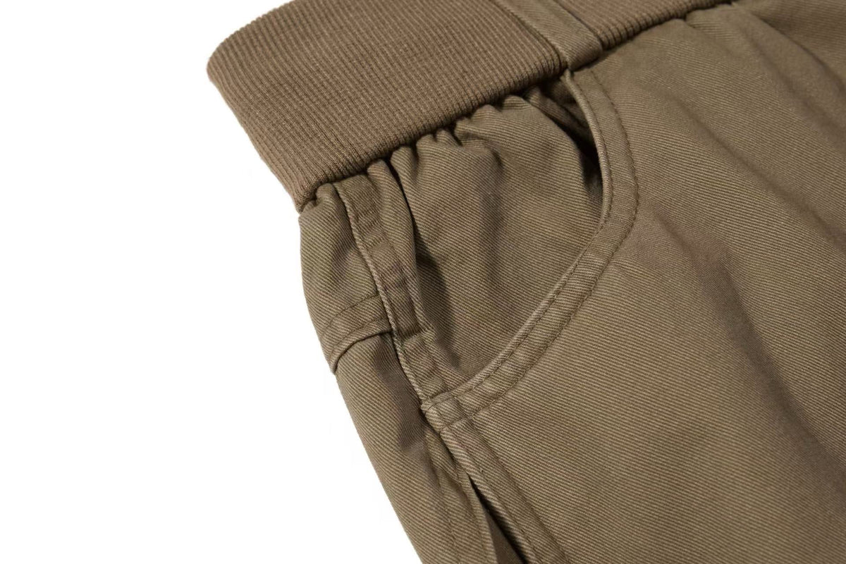 Vintage Baggy Wide Leg Lace-up Pocket Cargo Pants - OMYGOODS