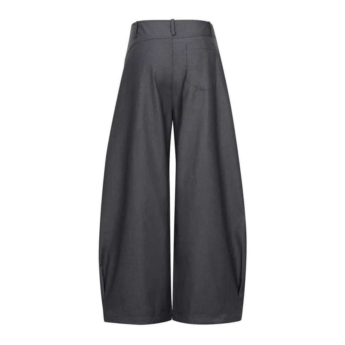 High Waist Pleated Wide-Leg Suit Pants