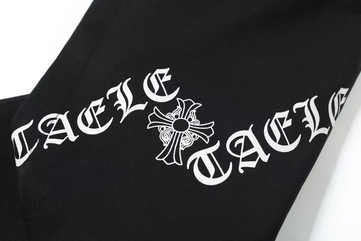 Streetwear Flag Graphic Zip-Up Hoodie - OMYGOODS