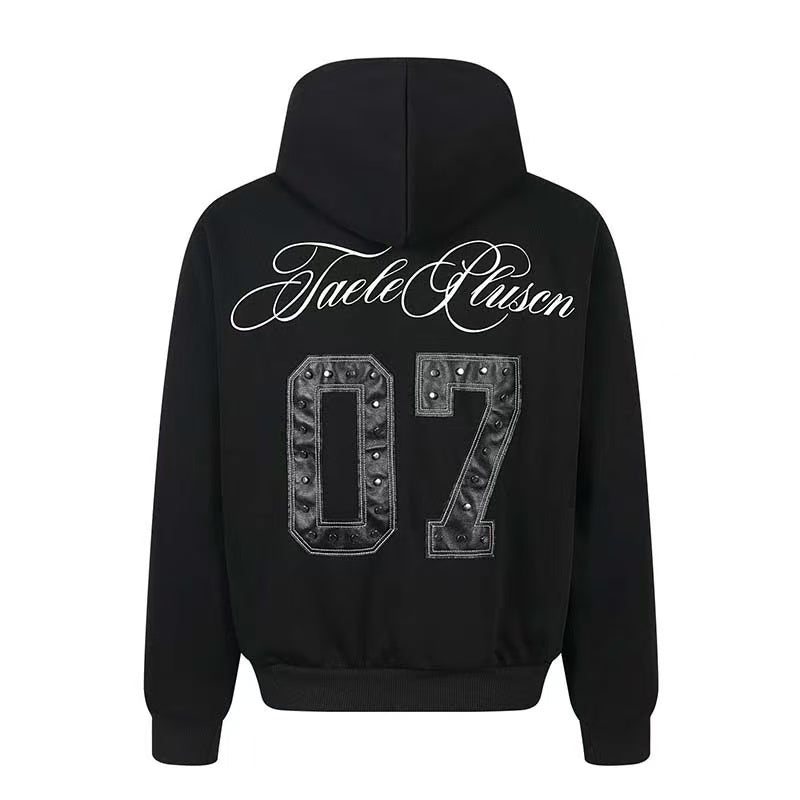 Vintage 07 Graphic Zip-Up Hoodie - OMYGOODS