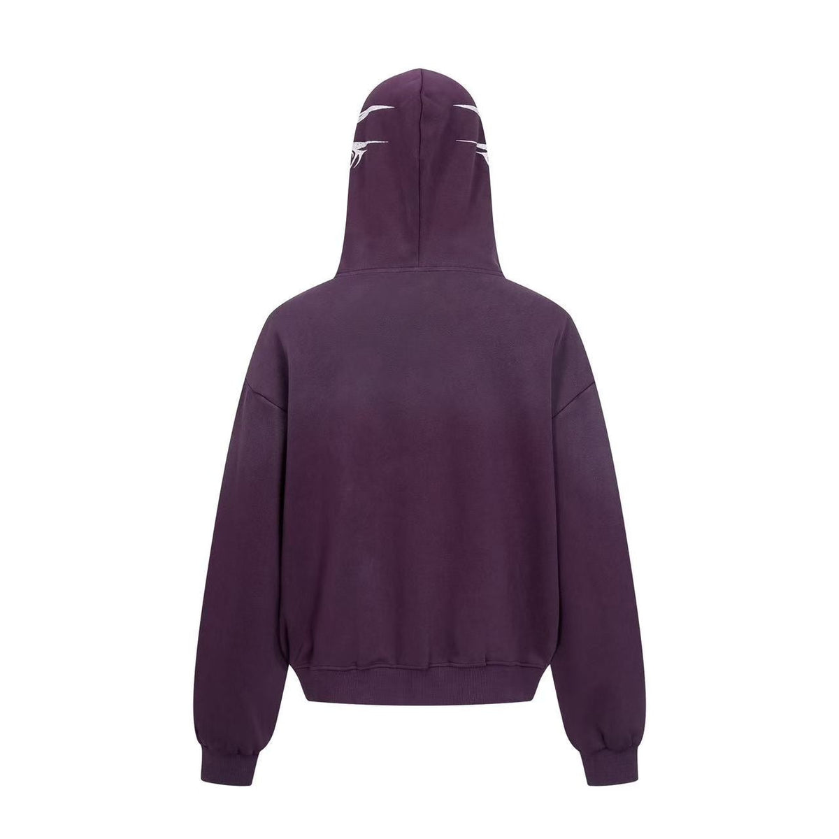Streetwear Cursive Script Graffiti Full Zip Hoodie - OMYGOODS