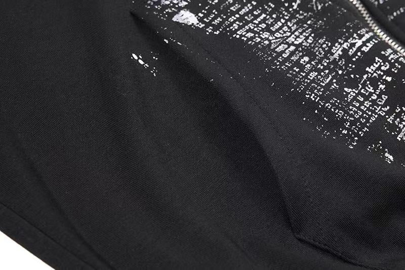 Vintage 565 Shield Graphic Zip-Up Hoodie - OMYGOODS