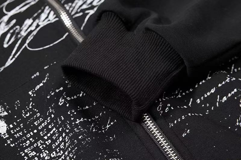 Vintage 565 Shield Graphic Zip-Up Hoodie - OMYGOODS