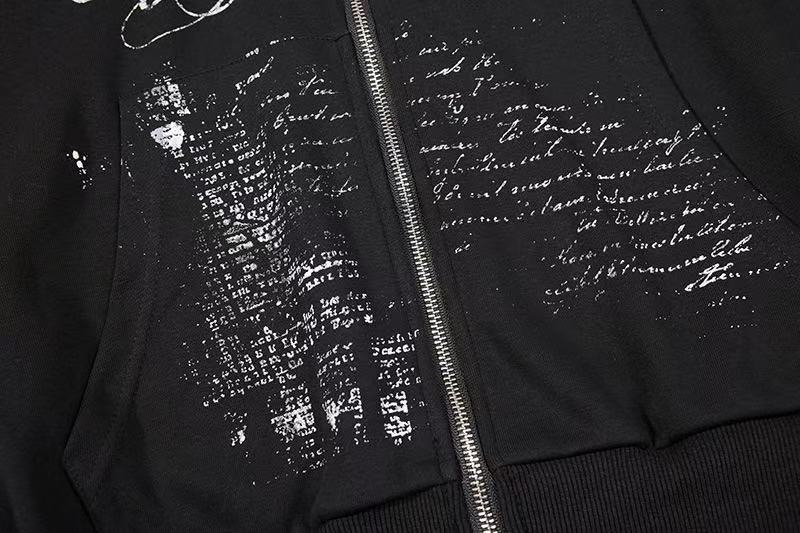 Vintage 565 Shield Graphic Zip-Up Hoodie - OMYGOODS