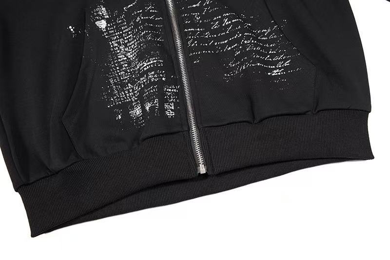 Vintage 565 Shield Graphic Zip-Up Hoodie - OMYGOODS
