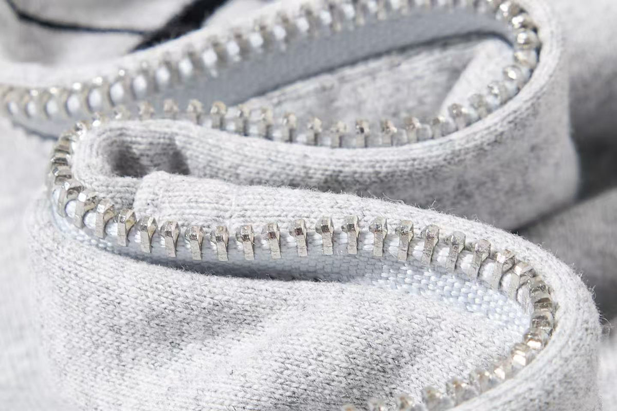 Cropped Cursive Script Print Zip-Up Hooded Jacket - OMYGOODS