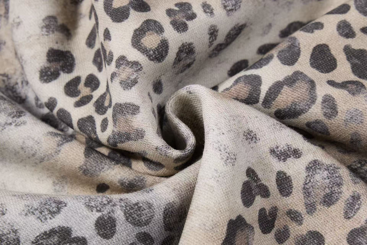 Cropped Vintage Leopard Tiger Embroidery Striped Sleeve Hooded Jacket - OMYGOODS