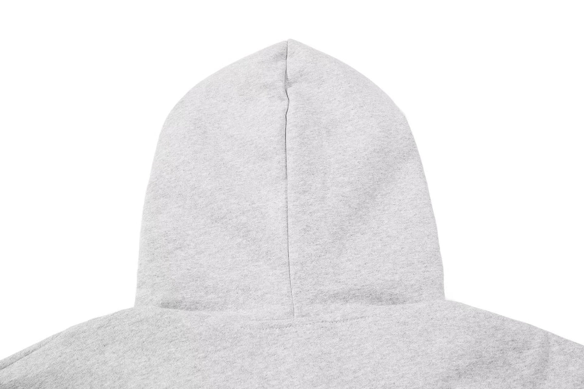 Cropped Distressed Cross Lion Print Zip Up Hooded Jacket - OMYGOODS