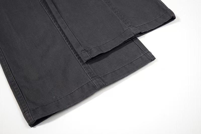Vintage Washed Wide Leg Cargo Pants - OMYGOODS