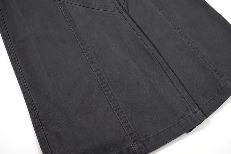 Vintage Washed Wide Leg Cargo Pants - OMYGOODS