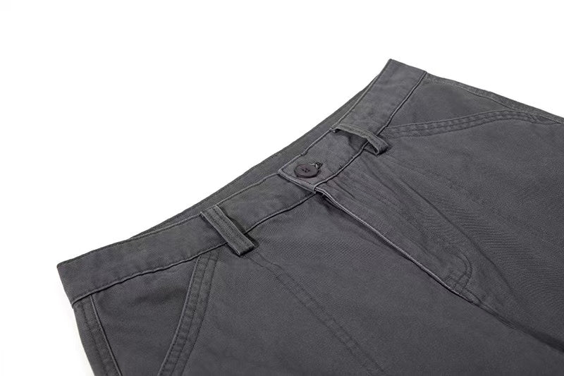 Vintage Washed Wide Leg Cargo Pants - OMYGOODS